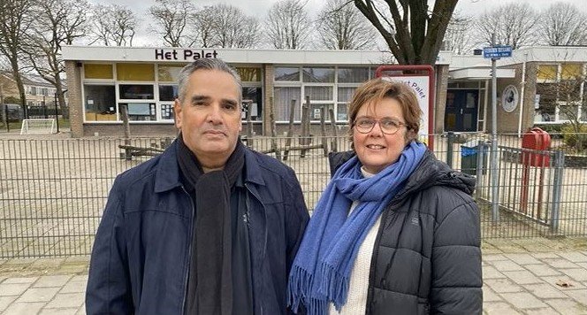 Raadslid Louis en raadslid Anke
