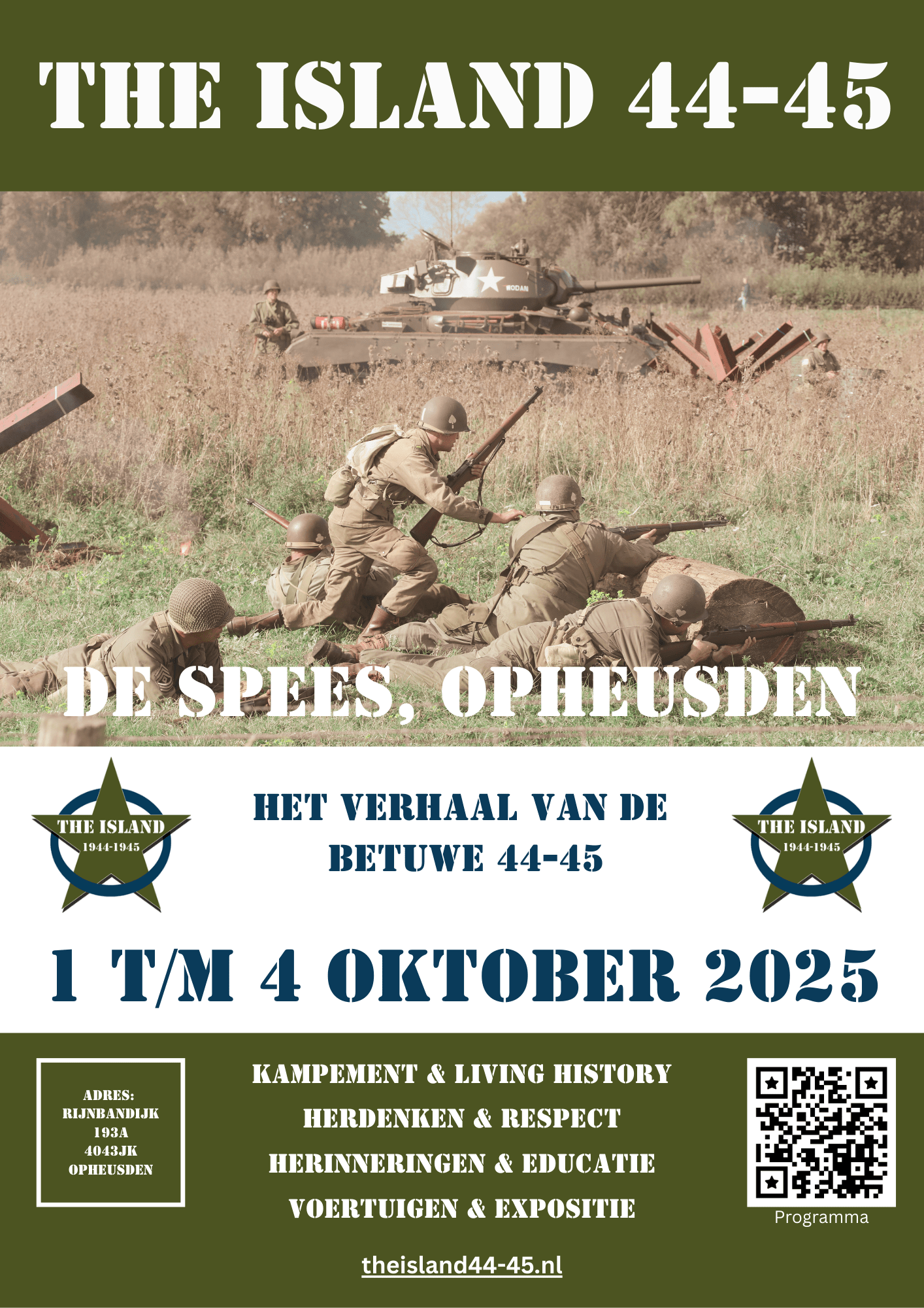 The Island 44-45 & Herdenken​ - Het oorlogsverhaal van de Betuwe