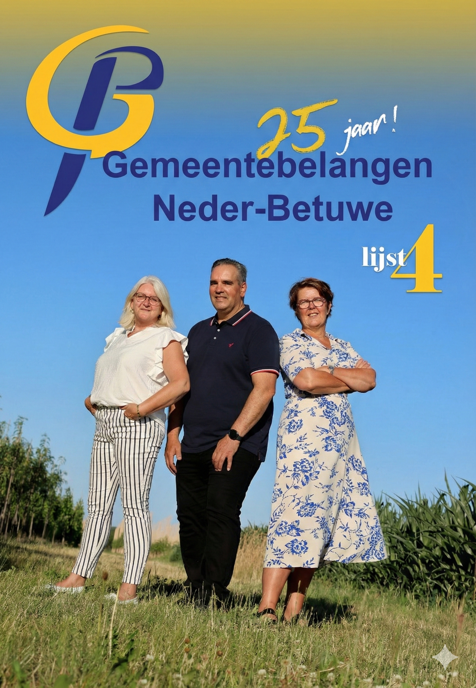 Raadslid Louis en Gemeentebelangen Neder-Betuwe Raadsleden Lijst 4